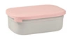Beaba Lunchbox ze stali nierdzewnej konfigurowalny z silikonową pokrywką i osłoną Powder Pink