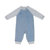 Juddlies Organic Raglan Pajacyk Blue M