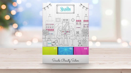 Kalendarz adwentowy z kosmetykami Snails