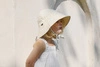 Elodie Details - Kapelusz przeciwsłoneczny - Oat White - 1-2 lata