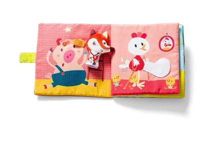 LILLIPUTIENS Książeczka z mini-pacynką wielofunkcyjna Doktor Alice Lisiczka Alice 6 m+