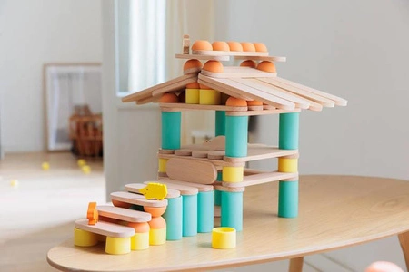 OPPI Kreatywny zestaw konstrukcyjny Stix 108 elementów 2+