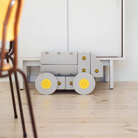 MODU Dreamer kit 12in1 – Kreatywne klocki rozwijające motorykę dużą, żółty