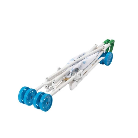 Wózek spacerówka dla Lalki z motywem konika Pippi