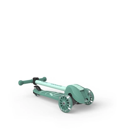 SCOOTANDRIDE Highwaykick 3S Hulajnoga z systemem sterowania 2w1 i kółkami LED składana 3+ Forest