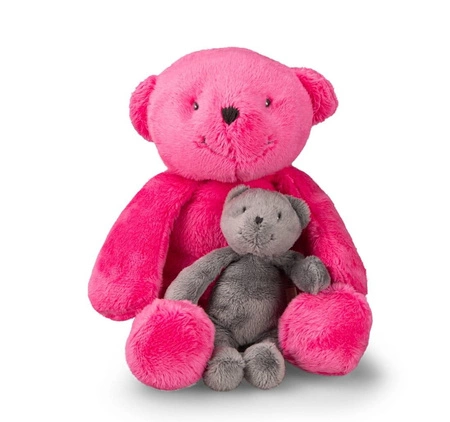 Maskotka miś różowy 30 cm 881048