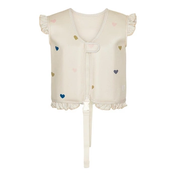Kamizelka do pływania Neo Frill Milk Hearts 1-3L