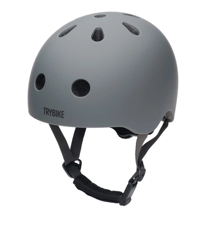Kask dziecięcy na rower rolki deskorolkę hulajnogę szary XS Trybike