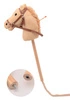 Holly Hobby Horse koń LUX na kiju dźwięk 80cmBeige