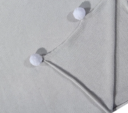 Lorena Canals Kocyk bawełniany Bubbly Light Grey