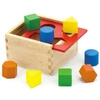 Drewniany Sorter Kształtów Kolorowe Figury Viga Toys