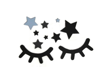 Oczka z niebieskimi gwiazdkami