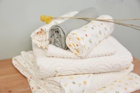 bébé-jou Otulacze bambusowo-muślinowe 70 x 70cm (3 szt.) Bohemian Garden 305121