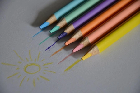 Kredki ołówkowe Jumbo Apli Kids - Pastel