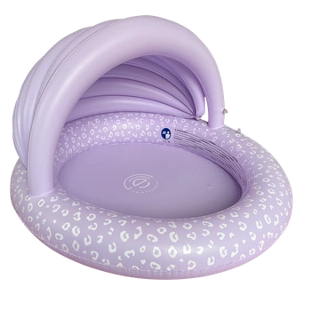 The Swim Essentials Basen z daszkiem 100 cm Lila Leopard 2023SE505