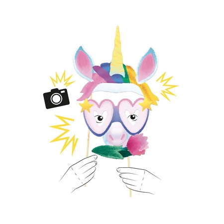 Zrób to sam -akces. do fotobudki ZWIERZĘTA DJ07915