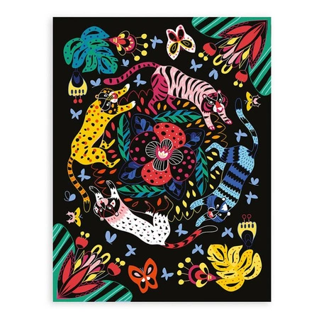 Multizestaw kreatywny 8 kreacji Wydrapywanki 7+, Janod