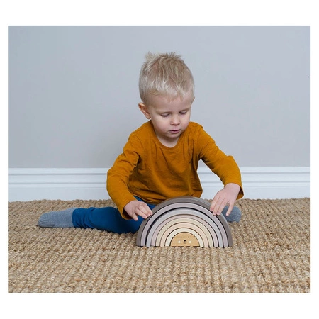 Piramida tęcza, kreatywna układanka Jabadabado