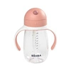 Beaba Bidon niekapek ze słomką tritanowy 300 ml old pink