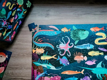 Puzzle świecące w ciemności Apli Kids - Ocean 5+