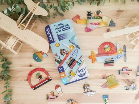 mierEdu Układanka magnetyczna - Samolot ME0881