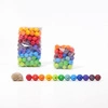 Koraliki o średnicy 20 mm, 60 szt., kolorowe, 3+, Grimm's