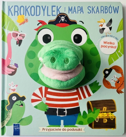 Krokodylek i mapa skarbów. Przyjaciele do poduszki