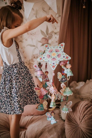 Zestaw kreatywny Girlandy z wróżkami 6+, Janod