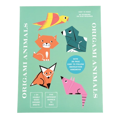 Papier dwustronny origami do tworzenia zwierząt, Rex London