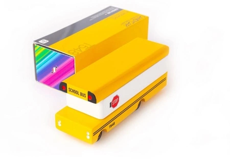 Candylab Samochód Drewniany School Bus
