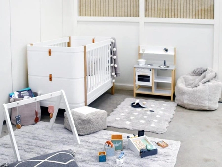 Dywan Bawełniany Mini Biscuit Pearl Grey 70x100 cm Lorena Canals