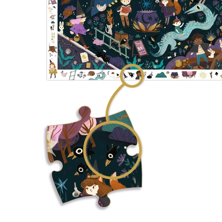 Puzzle obserwacja MIASTO NOCĄ 100 el. DJ07461