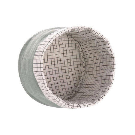 Lassig Muślinowe kosze do przechowywania 3 sztuki Cozy Home szarozielone