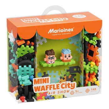 KLOCKI WAFFLE MINI - POKAZ LOTNICZY 148 EL. Marioinex