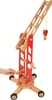 Dźwig z drewna Czerwony Żuraw Goki