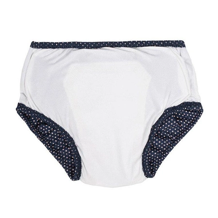 Lassig Majteczki do pływania z wkładką chłonną Polka Dots navy UV 50+