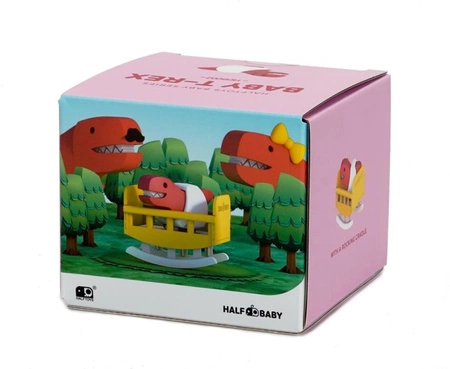 Halftoys Magnetyczny Składany Dinozaur T-Rex Baby