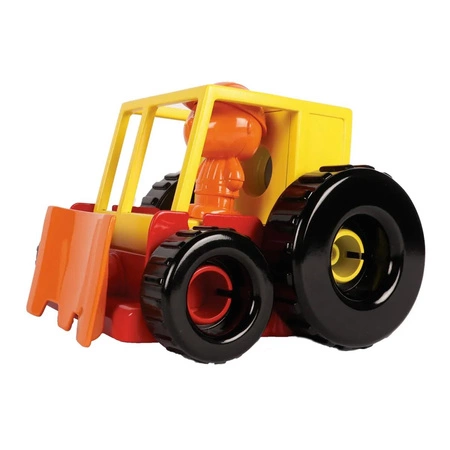 Pojazdy, Zestaw konstrukcyjny, Spychacz, Koparka, Wywrotka, 1-2-3 Build It!