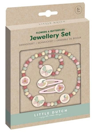 Little Dutch Biżuteria drewniana Flowers & Butterflies 121027