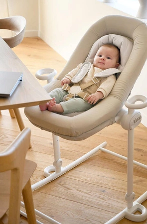 Beaba Leżaczek Bouncer Up&Down PLUS Sea Salt