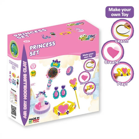 Jumping Clay | Zestaw kreatywny Akcesoria księżniczki