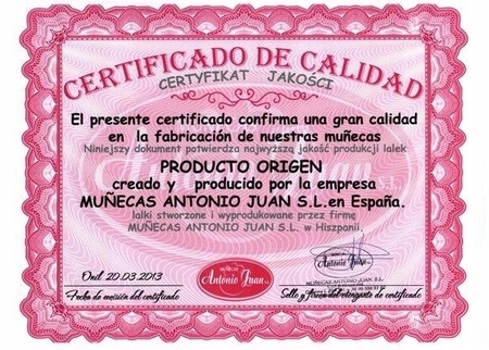 Lalka Petit w pajacyku Antonio Juan 12440