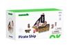 TOOKY TOY Statek Piracki Drewniany Figurki Zestaw