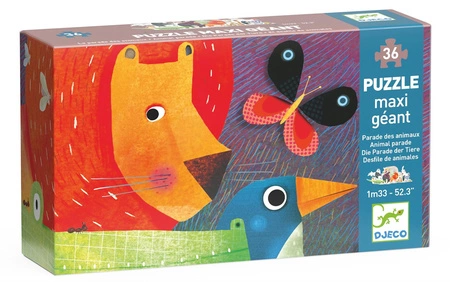 Puzzle PARADA ZWIERZĄT 1,33m 36elementów DJ07171