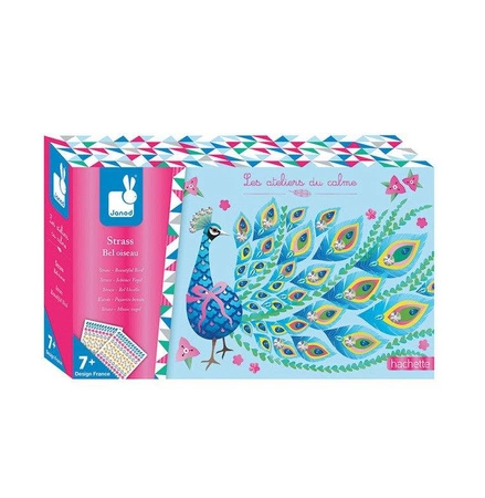 Zestaw artystyczny Czarodziejskie cyrkonie Piękne ptaki 7+, Janod