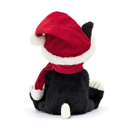 JellyCat - Kot Jellycat w Świątecznej Czapce i Szaliku 32 cm