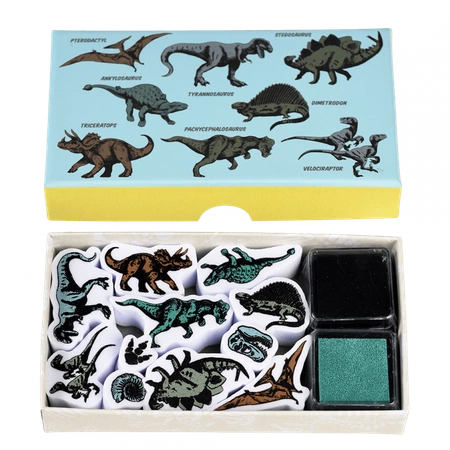 Stempelki dla dzieci, 11 szt., Dinozaury, 3+, Rex London