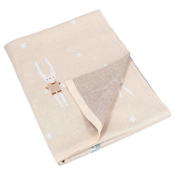 Kocyk bawełniany dla dzieci Rabbit Toby KIDZROOM