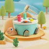Żółw Drewniana wbijanka - gra motoryczna 18 mies.+ TOPBRIGHT