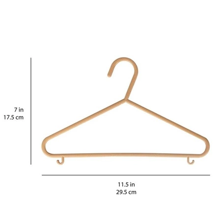 3 Sprouts Wieszaki dla Dzieci EKO Brown 15szt.